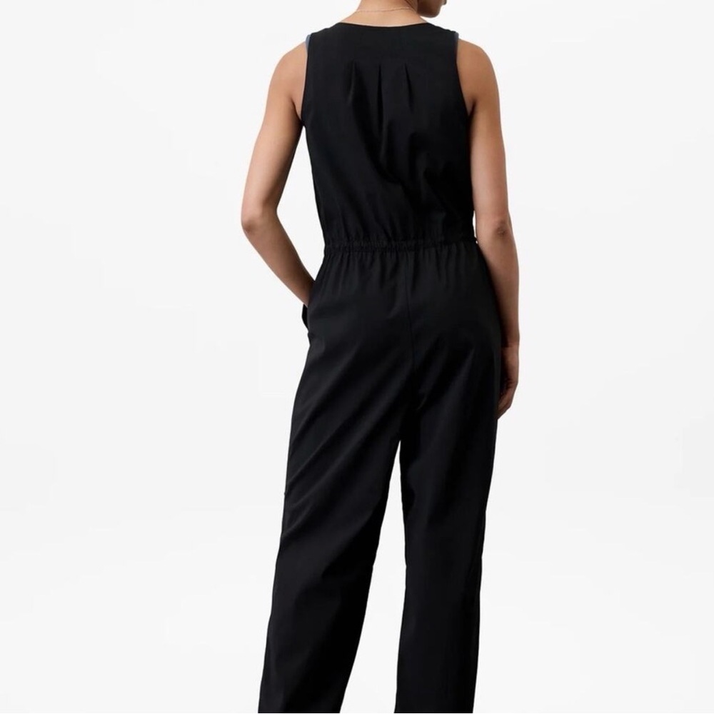 NEW | Athleta Flex Jumpsuit,โ NWT, Small Tall, Black - Picture 3 of 11